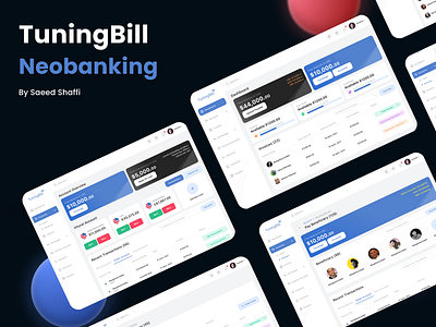 TuningBill Neo Banking Platform app application branding design graphic design illustration logo mobile ui ux