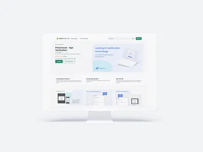 Shopify Mockups - Patronscan ageverification design idscan mockups patronscan security software uxdesign website