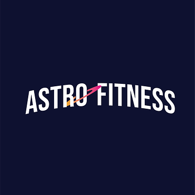 Astro Fitness Brand Design branding design graphic design logo typography ui vector