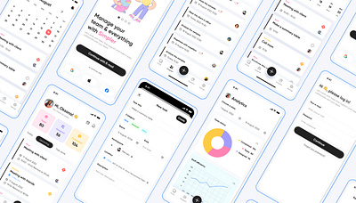 Simpler (UI & UX case study) -Task manager App account analytics app calendar category design figma ios log in manage mobile product design sign in task task manager ui ux