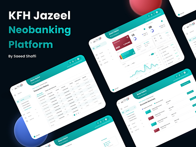 KFH Jazeel Neo Banking Platform app application branding design illustration logo mobile ui ux vector