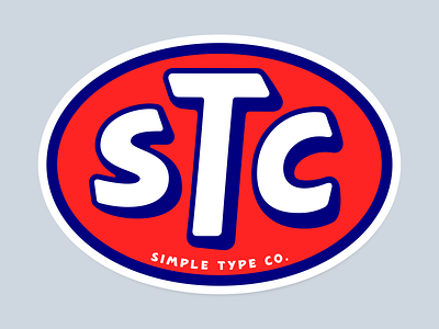 STC decal fonts simplebits sticker type typedesign