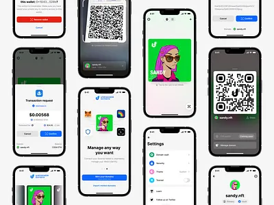 Unstoppable App – Your ID for Web3 app blockchain clean crypto design app mobile product ui ux web3