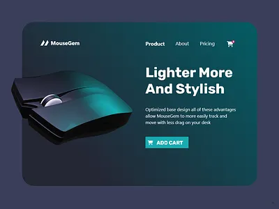 Landing Page Website UI UX branding illustration mouse mouse game ui ux web design webdesign website
