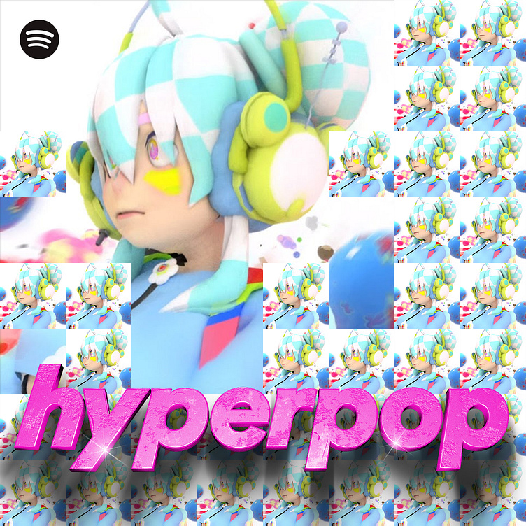 Spotify hyperpop by Erik Herrström on Dribbble