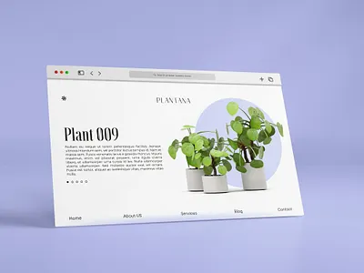 Item Page for a Plant and Gardening Shop Website adobe design ecommerce green item item page landing page online shop plant web design website