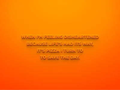 Pizza will never abandon you design neomorphism pizza poem type typography writing