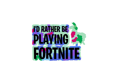 I'd Rather be PLAYING design graphic design illustration illustrator logo vector