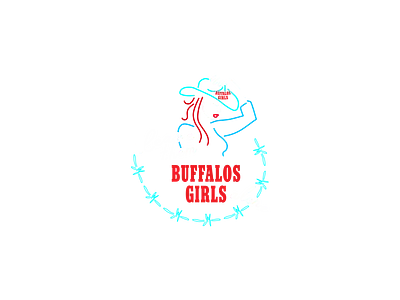 Buffalos Girls design illustration illustrator logo