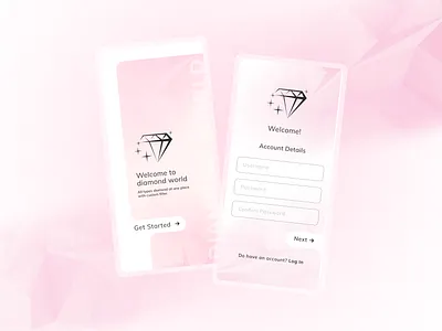 #diamondsellingapp app design branding diamond app diamond app design diamond jewellery didiamond jewellery graphic design latest trends logo motion graphics trending ui uxdesign