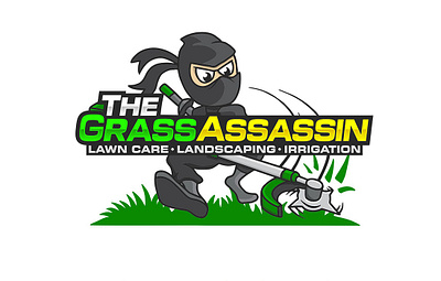 The Grass Assassin Logo branding design graphic design logo logo design minimalist logo minimalist logo modern logo simple logo unique logo vector