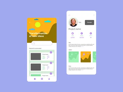 UI idea app Design Exploration!! branding graphic design illustration typography ui ux vector