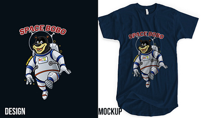 Space bobo T-shirt design branding design designer graphic design graphic designe graphic designer illustration logo poster poster design tshirt designer ui