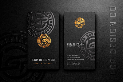 LGP Design Co. Custom Business Card app branding design graphic design illustration logo typography ui ux vector