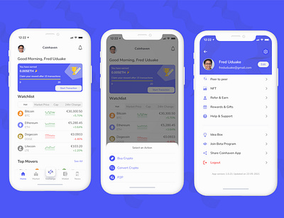 Loyalty Model for a Crypto platform app branding design productdesign ui ux