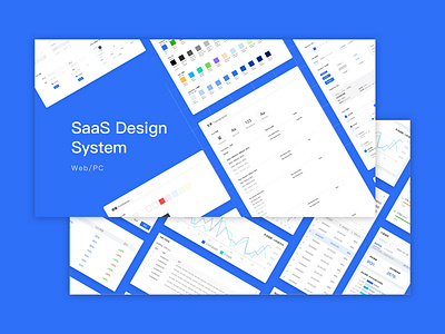 SaaS Design System for Web app design design system graphic design pc saas typography ui ux web