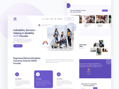 NDIS Landing Page Design