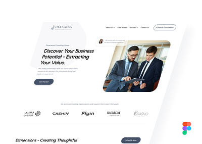 Business Consultant Website Design