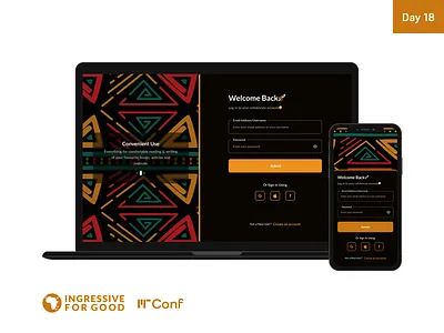 Simple Login Page design figma mobile ui ux