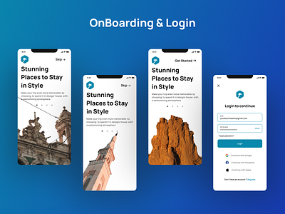 Booking App & Touristic Guide in Algeria app booking design mobile ui ux