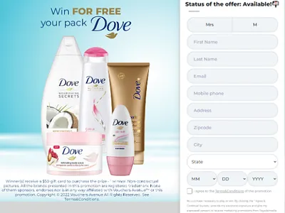 Enter for Dove Soap Products! app branding design graphic design illustration logo typography ui ux vector