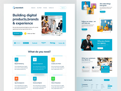 Digital Agency Website Landing Page Template agency creative agency design design agency develop digital agency digital marketing landing page marketing agency seo trending ui ui ux ux web ui webdesign website website agenc website development