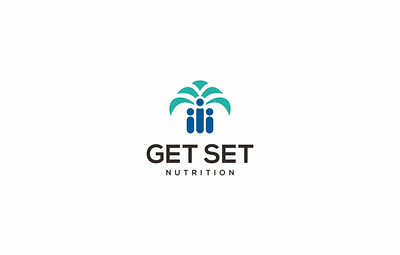 Get Set Nutrition Logo branding design graphic design logo logo design typography vector