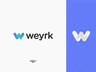 Weyrk - Visual Identity app icons brand identity branding brandmark debut design designagency graphic design handshake icon illustration logo logo design mulab people ui w website work