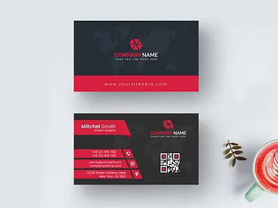 Modern Business Card Design Template banner brand branding business card card graphic design graphicsobai id card minimal business card modern business card popular print stationary design visiting card