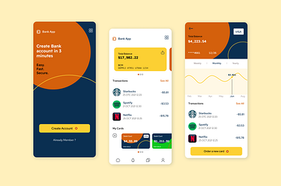 Bank Account Details bank bank account details bank app bank transaction button card chart create account details figma graphic design illustration list mobile ui payment ui uiux