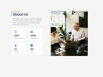 Tailwind CSS About us about us css html tailwind css uiux web design