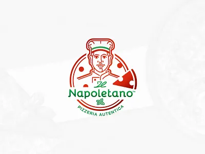 Il Napoletano branding graphic design logo pizza social media visual design website
