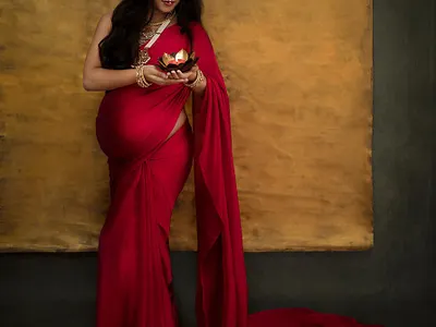 Traditional Maternity Photographer in Bangalore ambicaphotography newbornphotographersinbangalore newbornphotoshootbangalore