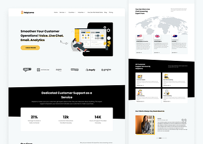 Saas Landing page design homepage landing page saas saas landing page ui uidesign uiux ux website website design website page