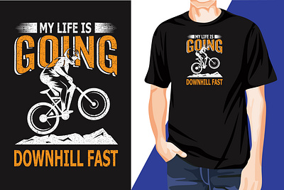 Awesome Eye-Catchy Modern Cycling T-shirt Print Design t shirt logo
