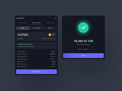 Borrow components branding cefi components crypto dark dark design dashboard defi design design system desktop illustration landing ligh logo modal nft ui ui design web3