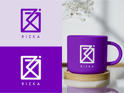 Logo Type Rizka branding design graphic design logo logoname logos typography