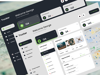 Trucker design ui ux