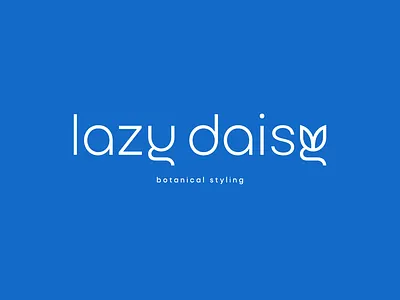 Lazy Daisy | Modern and Minimal Florist Branding brand design brand identity branding design graphic design logo logo design