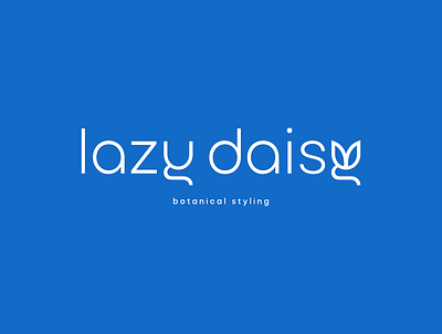 Lazy Daisy | Modern and Minimal Florist Branding brand design brand identity branding design graphic design logo logo design