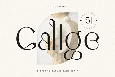 Callge - Display Ligature Sans Serif calligraphy display display font elegant font elegant fonts font font awesome font family fonts lettering logo fonts modern font modern fonts sans serif sans serif font script serif font type typeface typography