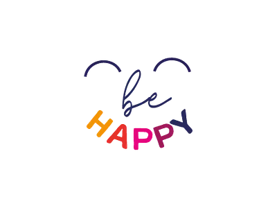 Be happy logo logo