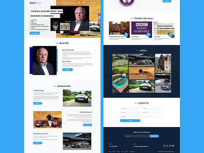 Profile design graphic design ui ux web website