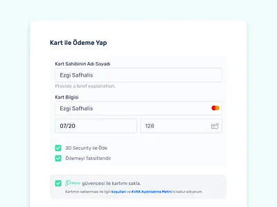 iPara Checkout Form branding checkout flow checkout page checkout process credit card checkout credit card form design figma form mobile design mobile form payment form ui ux web design web form