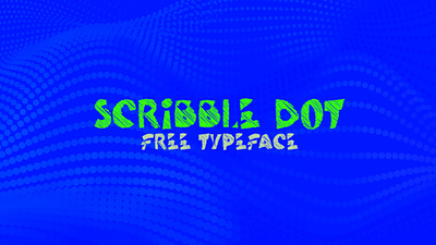 SCRIBBLE DOT free font download download free font font free typography