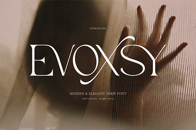 Evoxsy | Elegant Serif wedding serif