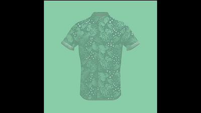 Tropical Shirt Concept & Graphic Design clothing brand clothing design fashion design graphic design hawaiian shirt illustration printing seamless pattern shirt design summer collection summer fashion surface print textile textile design textile print tropical tropical design tropical fashion tropical leaves