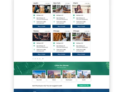 SEO Dinner Landing Page UI Design & Development app branding design landing page design typography ui ui design ux vector webdesign website wordpress