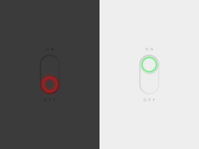 DailyUI 014 - On/Off switch branding button dailyui design designer graphic design onoff switch ui ux vector