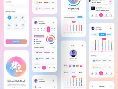 Habit Tracker App activity daily daily goals fitness app habit habit tracker habit tracker full app habit tracker full page habit tracking app habitat habits health mhrana200 productive progress reminder app schedule task management tracker tracking app